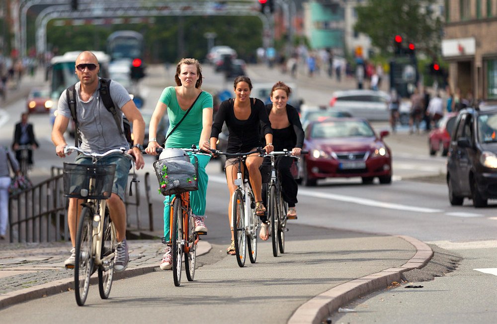 Thủ đô Copenhagen được mệnh danh là "thành phố xe đạp"